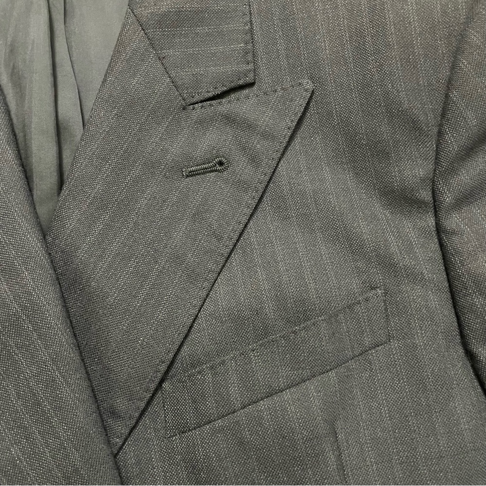 Armani Collezioni double breasted pinstripe wool sports coat blazer size 42 R - Picture 5 of 16